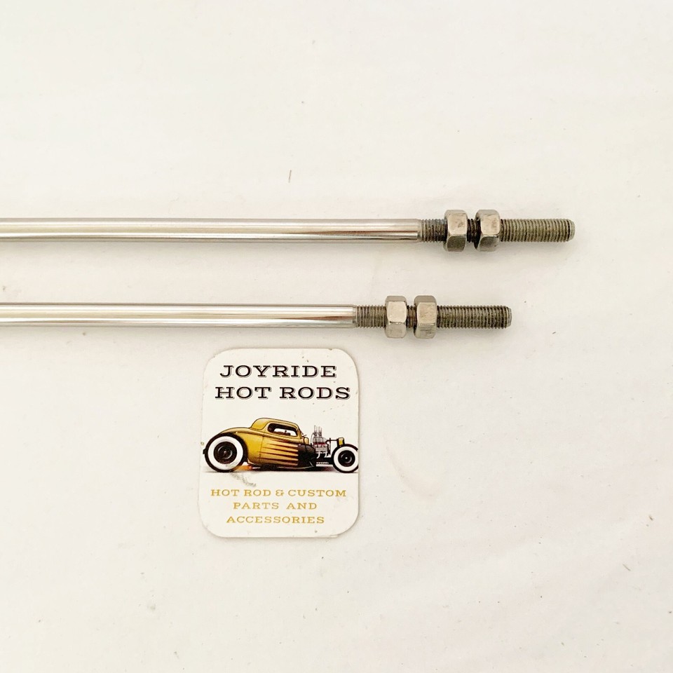 1928-31 Model A Ford Radiator / Firewall Support Rods- Polished S/S - 1 ...
