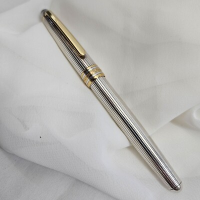 Montblanc Meisterstück Pix Fountain Pen Sterling Silver 925 Montblanc Meisterstück Pix Fountain Pen Sterling Silver 925