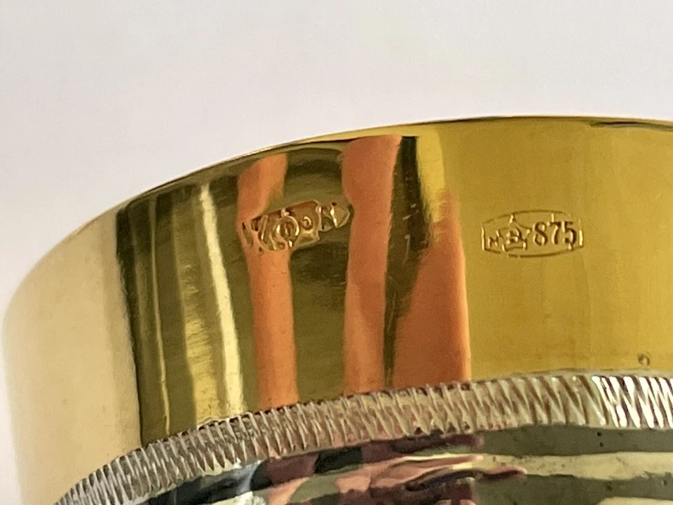 Taza de plata antigua cuchara rusa cuenco Kovsh huevo sal celular cuenco cuchara de plata Foto 3 de 4