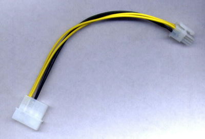 P4 12V 4 Pin ATX Power Cable Connector - Adapter