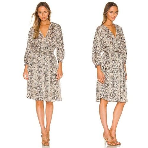Robe Midi Brochu Walker Julep Slip Dress - Argent Taille XS (Neuf Avec étiquettes)