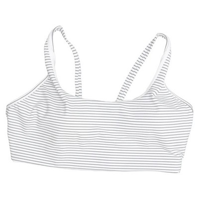 Halara, Sport-BH, Größe: L, Weiß/Grau, Elasthan/Polyamid/Polyester #UHK