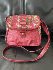 Borsa a tracolla lunga rosa oilily floreale tracolla