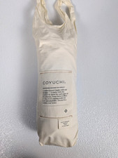 NEW Coyuchi 300 Thread Count Percale Twin Fitted Sheet Organic Cotton Natural