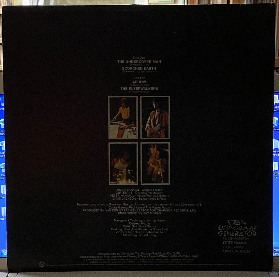 VAN DER GRAAF GENERATOR Gudbluff MERCURY SRM-1-1069 Orig LP PROG Classic 1975 M- - Image 2 of 4