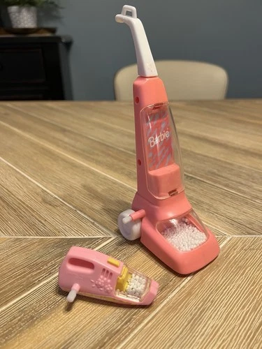 Vintage Barbie Pink Vacuum 1992 And Hand Vacuum Magic Moves Works!