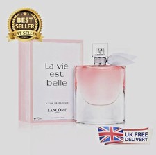 Laancome La Vie Est Belle Eau de Parfum 75ml Spray for Her New & Sealed UK SELL