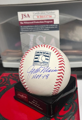 Jack Morris Signed Autographed Hall Of Fame Baseball w/  HOF 18  JSA Witness