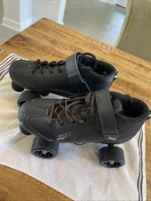 Pacer Roller Skates GTX 500 Size 7 Black Low 65mm Wheels Mach 5 RTX