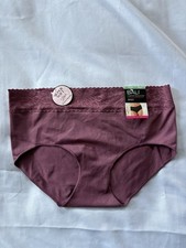 NEW BALI Comfort Revolution Modern Seamless Lace Brief Panty DFMLBF Size XLarge