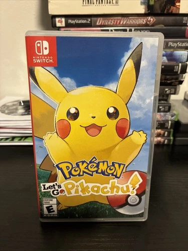 Pokemon Let's Go Pikachu - Nintendo Switch Game CIB Complete Tested Working