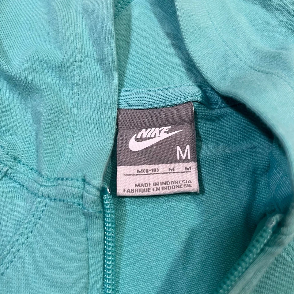 Nike Sudadera con Capucha y Cremallera Mujer M Manga Corta Entrenamiento Atlético Verde Foto 3 de 4