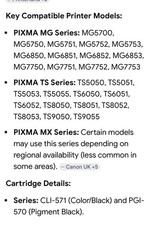 Image of 37 New Canon Pixma Ink Cartridges CLI-571 Multi-coloured New Sealed