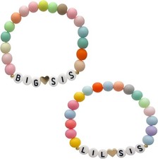 Sister's Big Bracelet Gift, Little Girls' Sister Jewelry