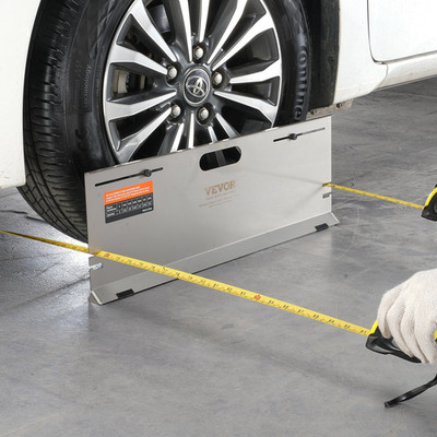 Wheel Alignment Tool - High-Precision Toe Plates, Magnetic Slots, Stainless Stee