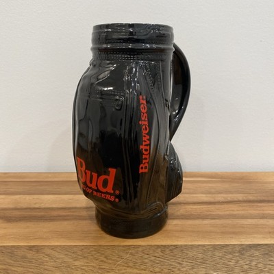 Budweiser King of Beers Golf Bag Stein 7  Beer Mug   VTG 90s Golfcore Dad Gift