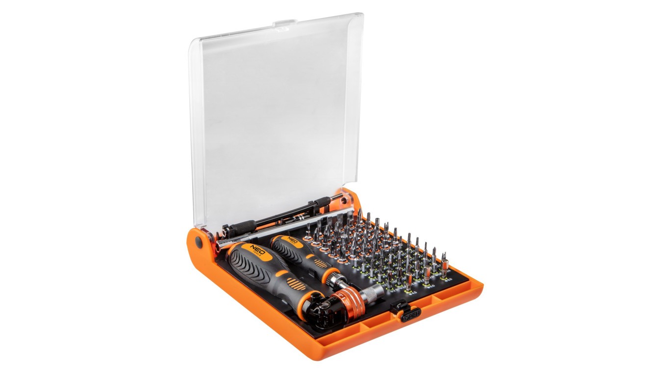Screwdriver Tips with Handle 73 Pieces 06-115
