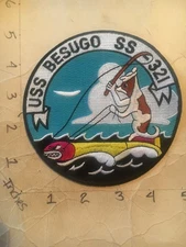 US NAVY USS Besugo SS-321 Submarine Patch 8/1/25 variant 2
