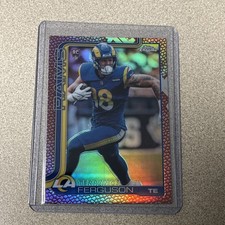 2025 Topps Chrome Football Terrance Ferguson Football Leather Refractor