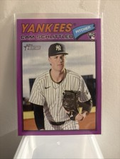 2026 Topps Heritage Cam Schlittler Light Purple Parallel RC #222 - Yankees SP 🔥