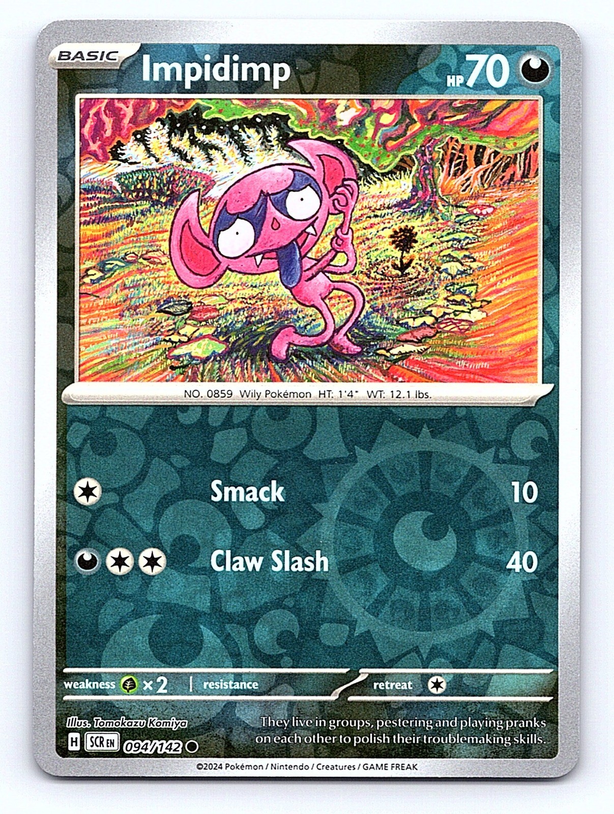 Impidimp - Reverse Holo Common - SCR SV07: Stellar Crown 094/142 - LP