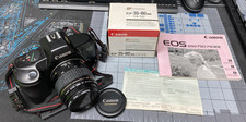 Canon EOS 850 35mm Film Camera Black with Neck Strap, Documentation Zoom Lens