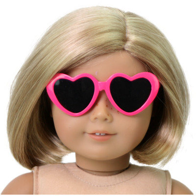 Hot Pink Heart Shaped Sunglasses 18'' Doll Clothes for American Girl Dolls