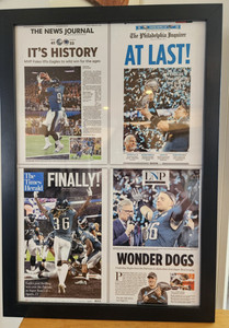 "Eagles are in the Playoffs 2025!"  1st Eagles Super Bowl Win 02/04/2018 18 x 26