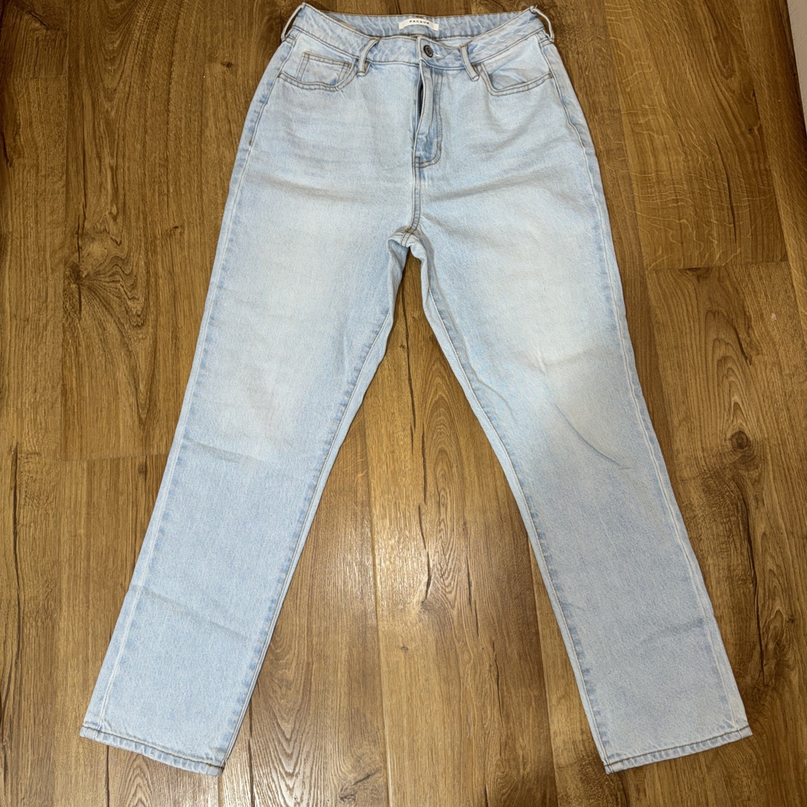 PacSun Mom Jeans Straight Leg Light Wash Size 27-image
