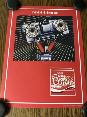 T-Bone & Ajax - Short Circuit Johnny 5 Coca Cola Ad  LE Poster Art Print