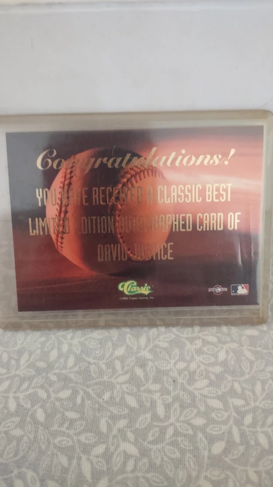 Autógrafo clásico 94 Best Justice Foto 2 de 2