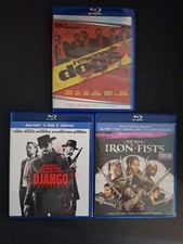 Reservoir Dogs, Django Unchained, & The Man With The Iron Fists 3 Blu-ray Lot 