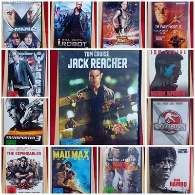 Filme auf DVD aus dem Bereich Action Konvolut Auswahl