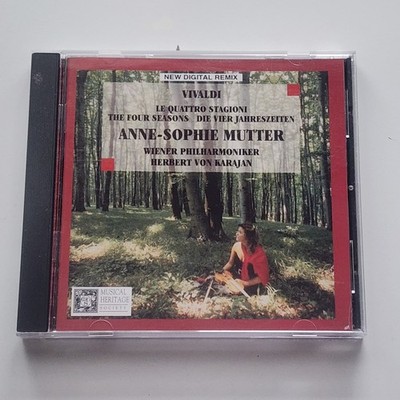 CD Anne-Sophie Mutter & Karajan - Vivaldi Le Quattro Stagioni The Four Seasons 