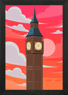 London Wahrzeichen Gerahmtes Wandbild Poster Leinwanddruck Bild