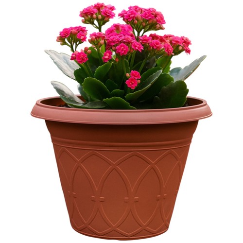 Large 18" Durham Flower Pot – Outdoor/Indoor Garden Planter (Single/2 Pack) - 第 1/22 張圖片