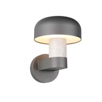 AußEnwandleuchte Fassadenlampe Aluminium Anthrazit Betonfarben IP54 H 24,5 Cm