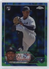 2023 Topps Chrome Update Blue & Green Lava Lamp Refractor /125 Jhony Brito 09br