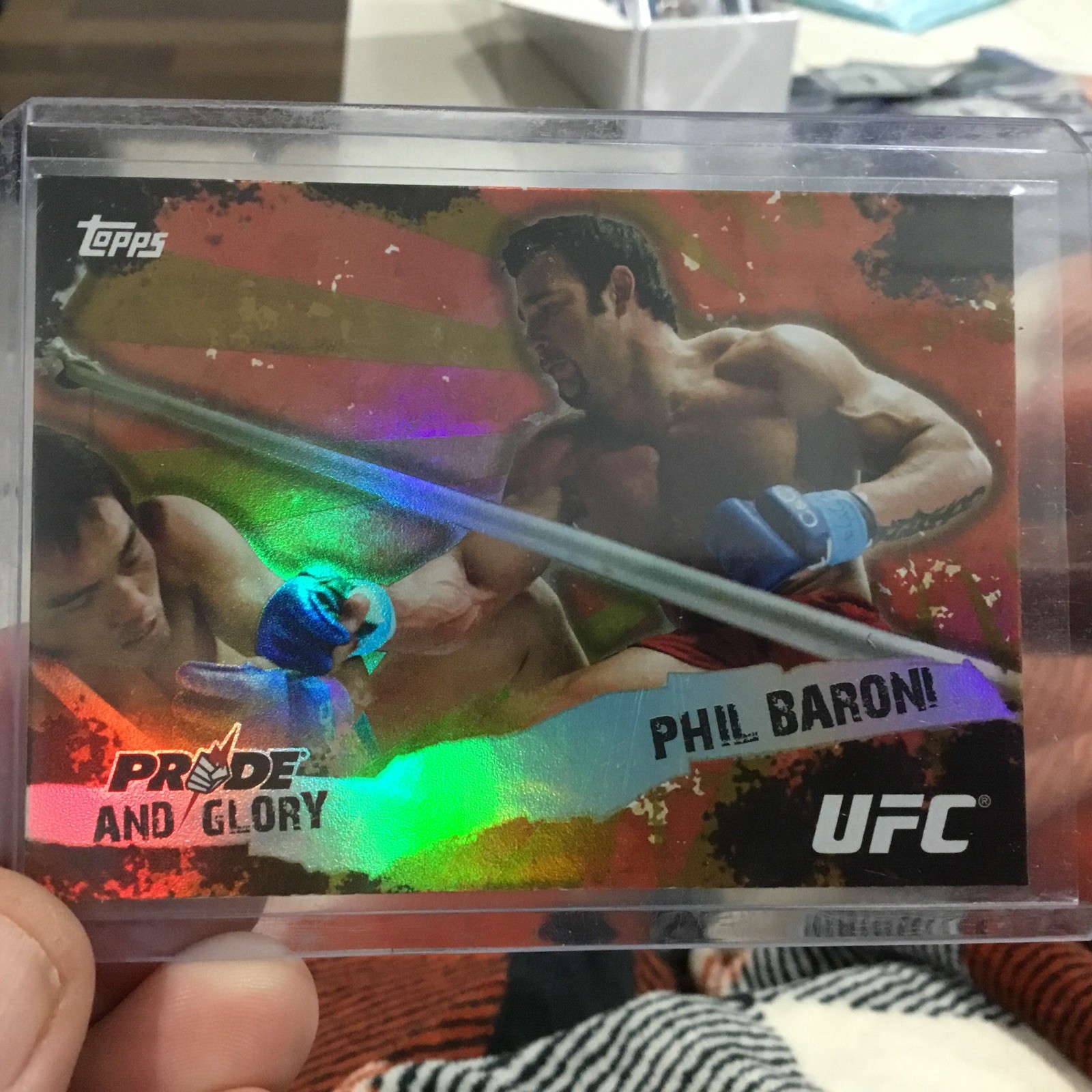 Phil Baroni #PG-9 Ufc Cards 2010 Topps UFC Pride and Glory trading card — raw and PSA graded price guide