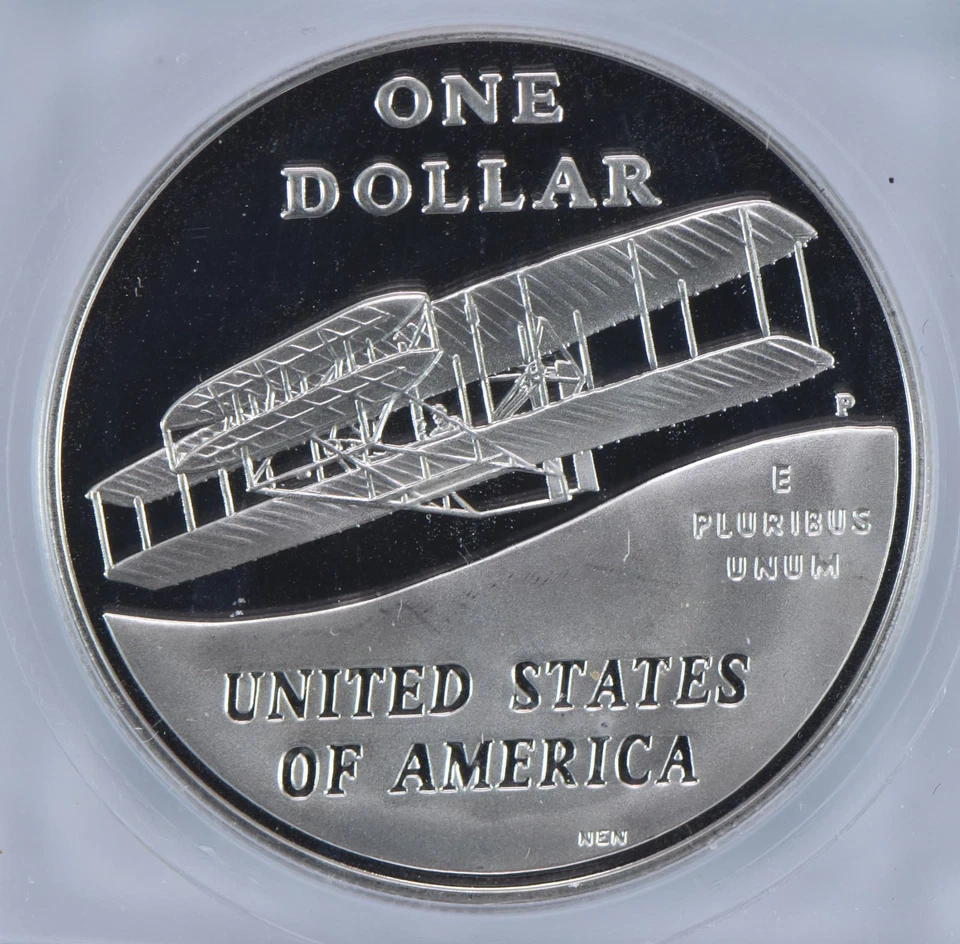 2003-P First Flight Commemorative Silver Dollar PR70 DCAM ICG *1373 - Image 4 of 4