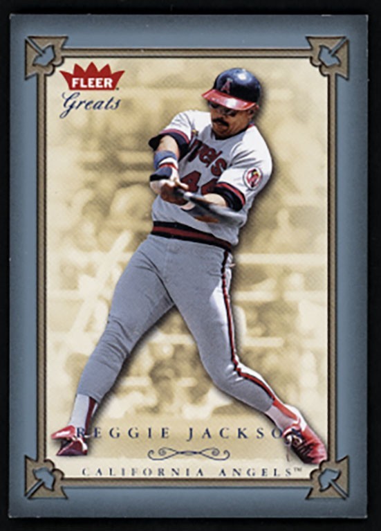 Reggie Jackson 2004 Fleer Greats of the Game #121 Blue /73 California Angels