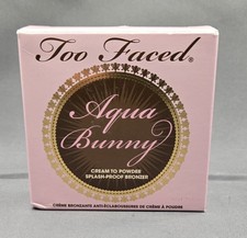 TOO FACED Aqua Bunny Cream to Powder Splash-Proof Bronzer 0.32 oz /9 g NIB RARE