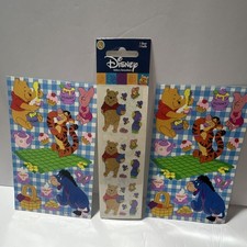Sandylion Disney Winnie the Pooh Stickers Lot of 3 Sheets Piglet Tigger Eeyore