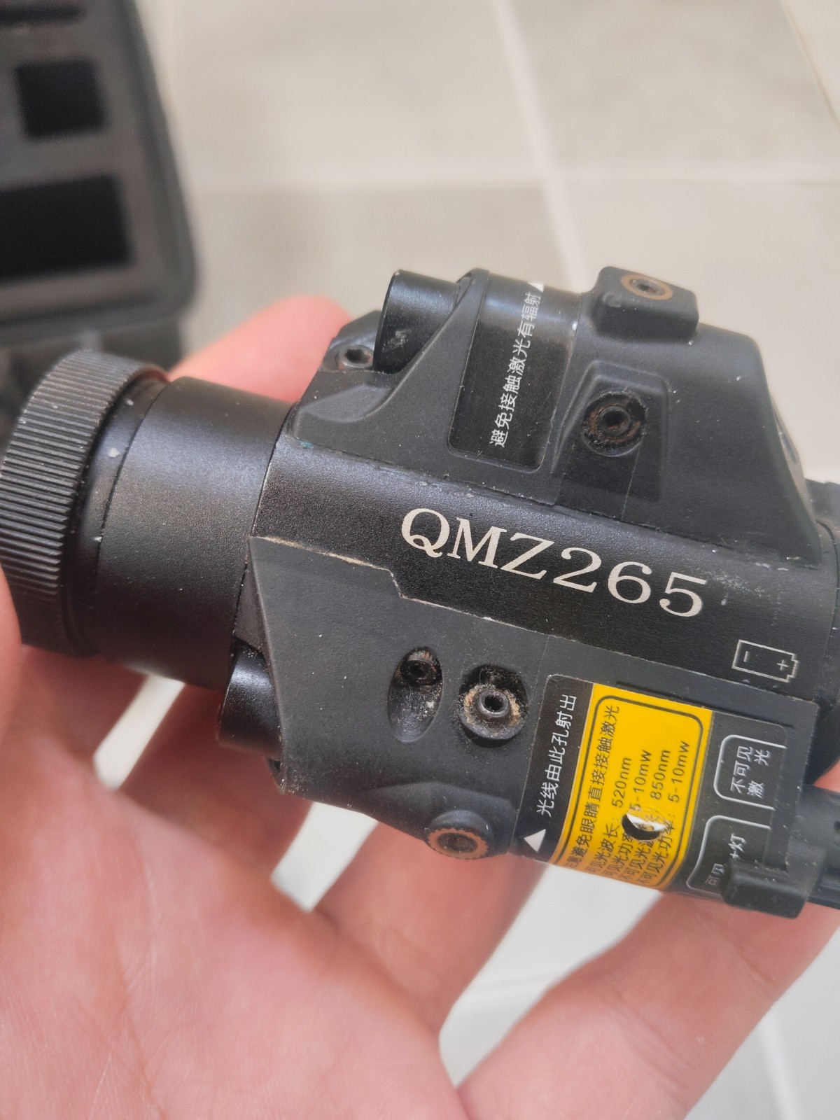 Chinese PLA  QMZ265 Tactical Flash Light Special force combat  3 in 1 used