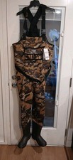 BASSDASH XL Bare Mimetico Neoprene Petto Pesca Caccia Trampolieri Uomo con 600 Taglia 8m