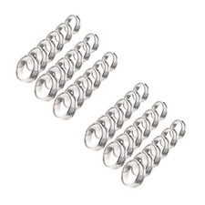 2 Pack Stainless Steel Finger Ring Men's Rings Adjustable Components Metal