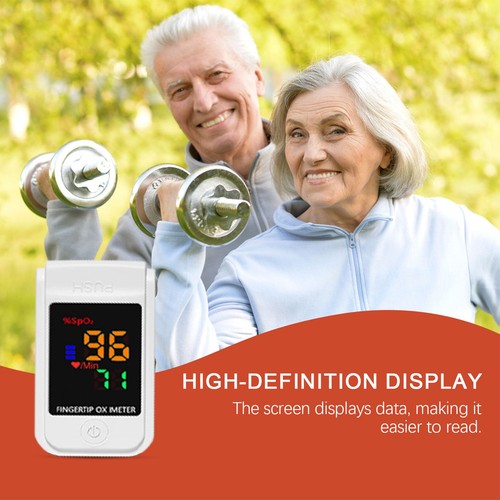 Non Invasive Finger Oximeter LED Blood Oxygen O2 Pulse Rate Monitor - Foto 5 di 5