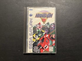 Hang-On GP (Sega Saturn, 1995) Complete CIB with Manual and Registration Card