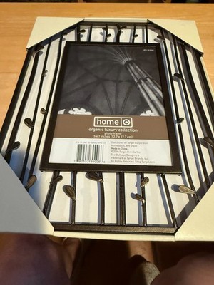 2008 TARGET HOME ORGANIC LUXURY COLLECTION  PICTURE FRAME  NIB 5'' X 7'' PICTURE