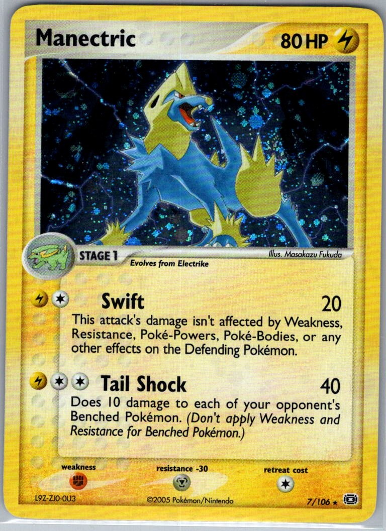 Manectric - 7/106 Holo Emerald - Pokemon Card - NM